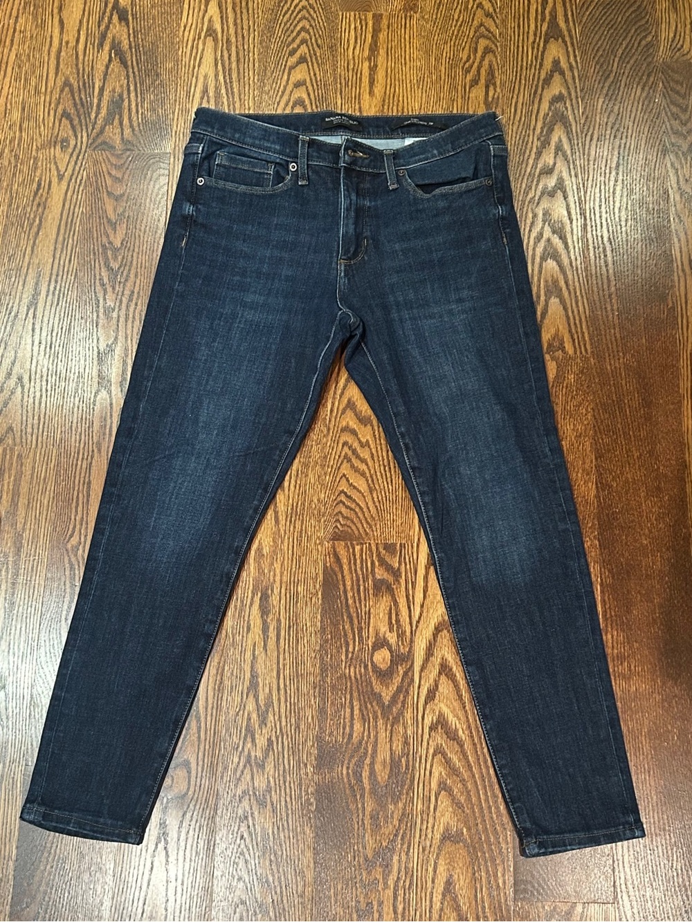 Banana Republic Premium Petite Skinny Stretchy Jeans Dark Indigo - 29P
